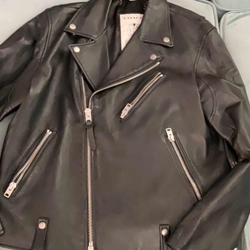 Coach leather jacket - Picture 3 of 4